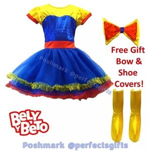 Bely Dress Costume Girls Bely y Beto Disfraz Niña Birthday Halloween Costume